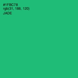 #1FBC78 - Jade Color Image