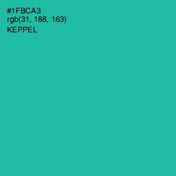 #1FBCA3 - Keppel Color Image