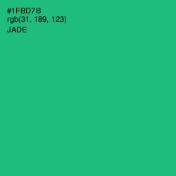 #1FBD7B - Jade Color Image