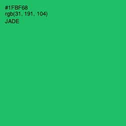 #1FBF68 - Jade Color Image