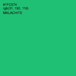 #1FC074 - Malachite Color Image