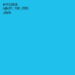 #1FC0EB - Java Color Image