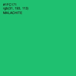 #1FC171 - Malachite Color Image