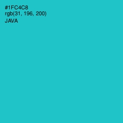 #1FC4C8 - Java Color Image