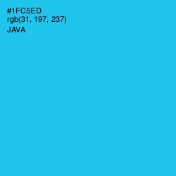 #1FC5ED - Java Color Image