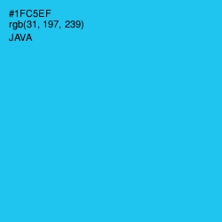 #1FC5EF - Java Color Image