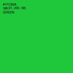 #1FC83A - Green Color Image