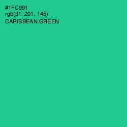 #1FC991 - Caribbean Green Color Image