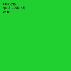 #1FD030 - Green Color Image