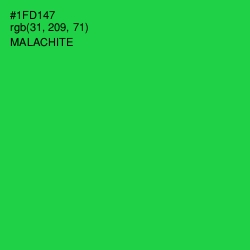 #1FD147 - Malachite Color Image