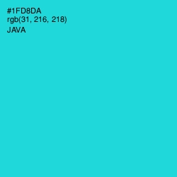 #1FD8DA - Java Color Image