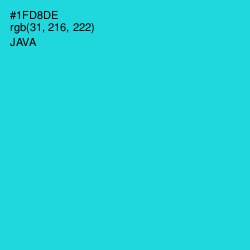 #1FD8DE - Java Color Image