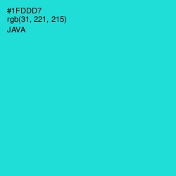 #1FDDD7 - Java Color Image