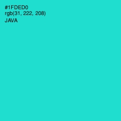 #1FDED0 - Java Color Image