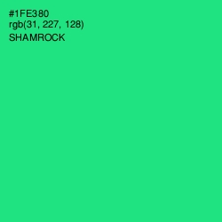 #1FE380 - Shamrock Color Image