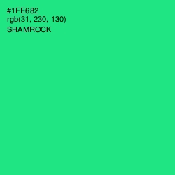 #1FE682 - Shamrock Color Image