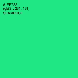 #1FE783 - Shamrock Color Image