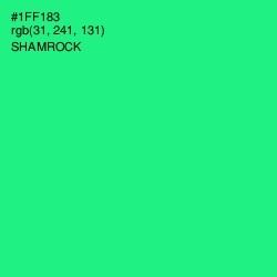 #1FF183 - Shamrock Color Image