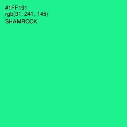 #1FF191 - Shamrock Color Image