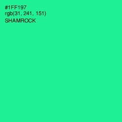 #1FF197 - Shamrock Color Image