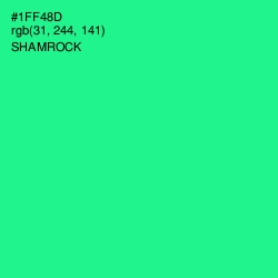 #1FF48D - Shamrock Color Image