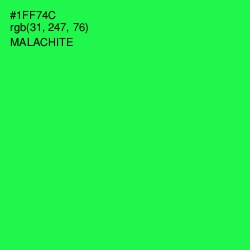 #1FF74C - Malachite Color Image
