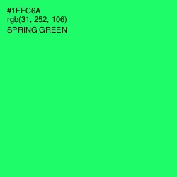 #1FFC6A - Spring Green Color Image