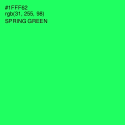 #1FFF62 - Spring Green Color Image
