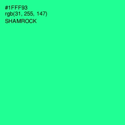 #1FFF93 - Shamrock Color Image