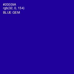 #20009A - Blue Gem Color Image