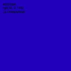 #2000BA - Ultramarine Color Image