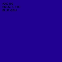 #200192 - Blue Gem Color Image