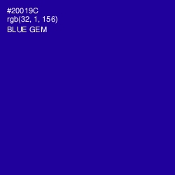 #20019C - Blue Gem Color Image