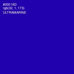 #2001AD - Ultramarine Color Image