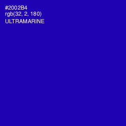 #2002B4 - Ultramarine Color Image