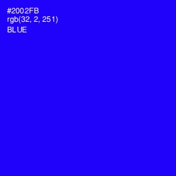 #2002FB - Blue Color Image