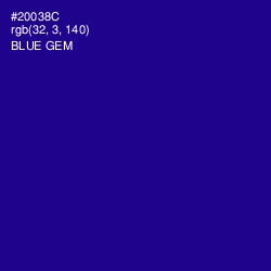 #20038C - Blue Gem Color Image