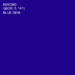 #20038D - Blue Gem Color Image
