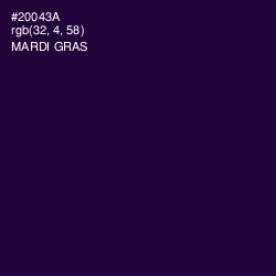 #20043A - Mardi Gras Color Image