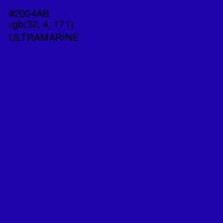 #2004AB - Ultramarine Color Image