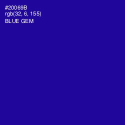 #20069B - Blue Gem Color Image