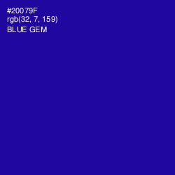 #20079F - Blue Gem Color Image