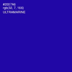 #2007A6 - Ultramarine Color Image