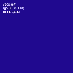 #20098F - Blue Gem Color Image