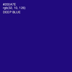 #200A7E - Deep Blue Color Image