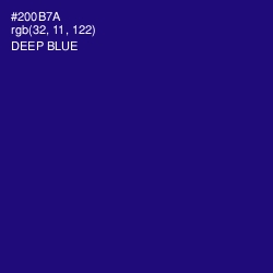 #200B7A - Deep Blue Color Image