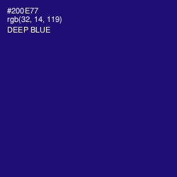#200E77 - Deep Blue Color Image
