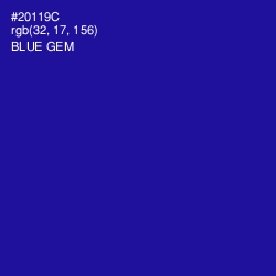 #20119C - Blue Gem Color Image