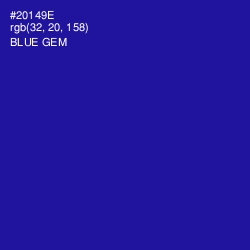 #20149E - Blue Gem Color Image