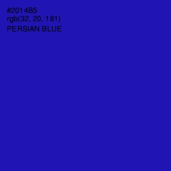 #2014B5 - Persian Blue Color Image